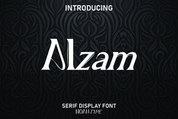 Alzam: A Timeless Serif Font for Modern Editorial Design