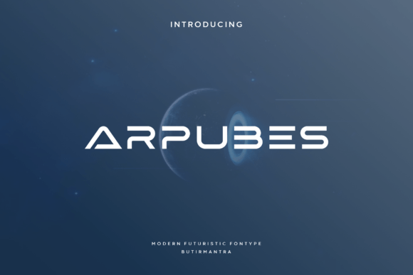 Arpubes Font for Handmade and Commercial Projects
