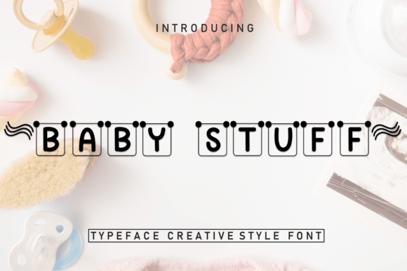 Baby Stuff Font for Handmade Creations