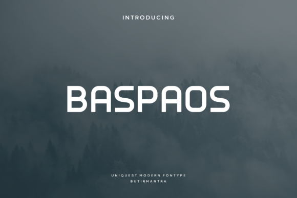 Baspaos: A Modern Font for Professional Branding