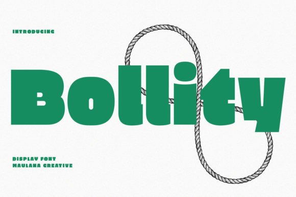 Bollity: A Modern Display Font for Web Design
