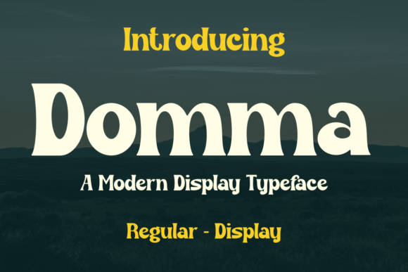 Domma Font Review: A Bold Display Typeface for High-Impact Campaigns