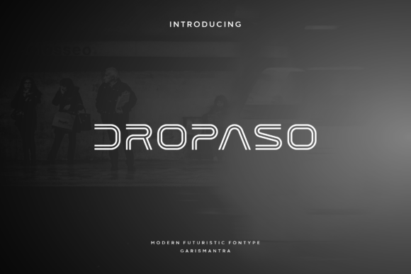 Dropaso: A Modern Display Font for Bold Visual Communication