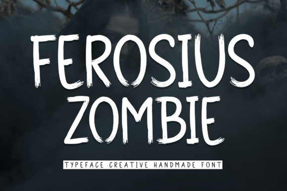 Ferosius Zombies: The Sweet Display Typeface for Memorable Branding