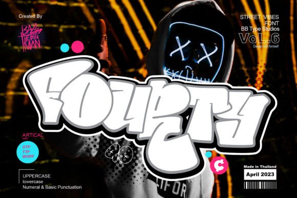 Fourty Cent: A Bold Font for Modern Branding