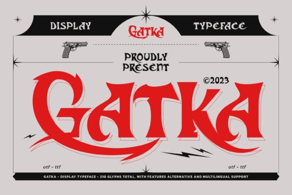 Gatka: The Bold Display Typeface That Elevates Handmade Crafts