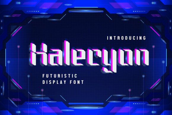 Halecyon Display Font Review
