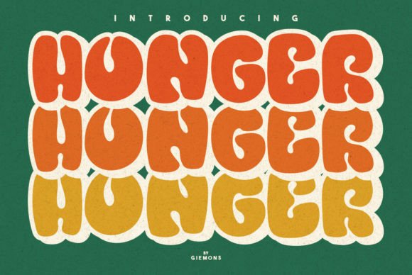 Honger Font for Bold Brand Campaigns