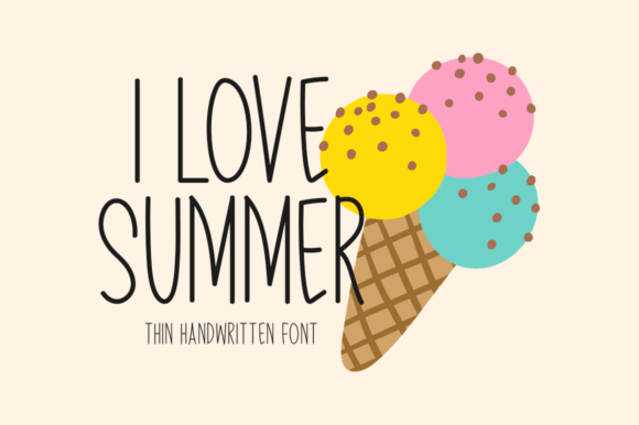 I Love Summer Font Review for Branding Projects