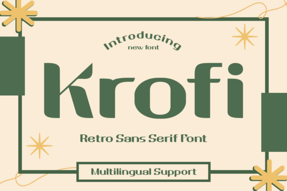 Krofi Typeface Review: A Retro Display Font for Bold Web Design