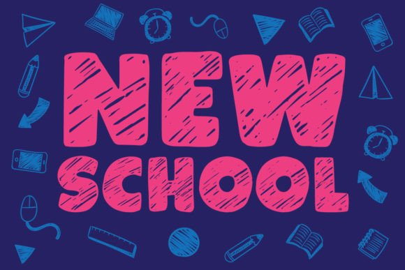 New School Font for Web Design