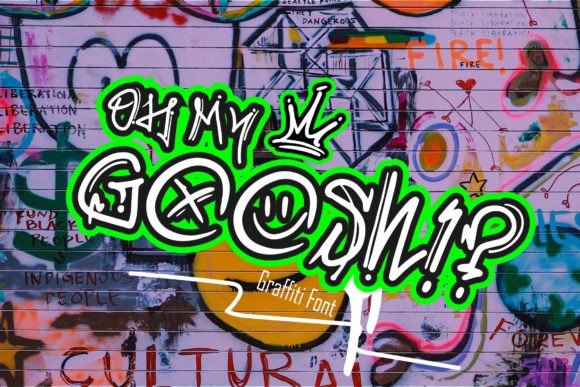 Oh My Goosh: A Street Art-Inspired Font for Branding