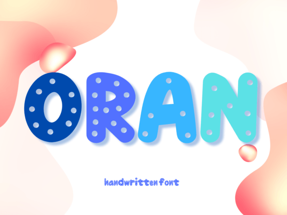 Oran: A Quirky Display Font for Editorial Creativity