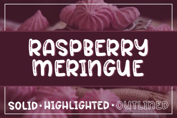 Raspberry Meringue Font for Web Design