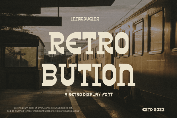 Retrobution Font for Branding That Stands Out