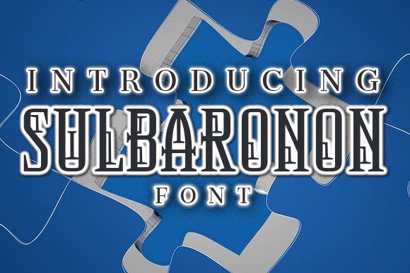 Sulbaronon: A Cheerful Futuristic Typeface for Bold Branding