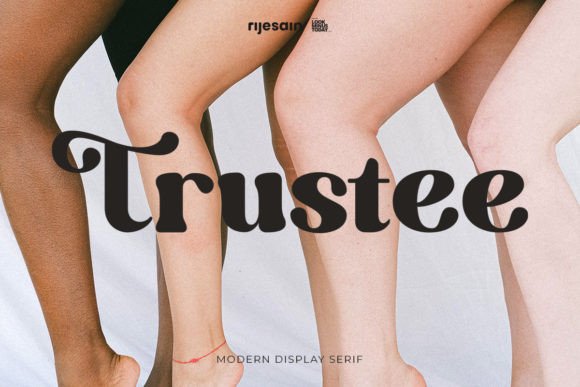 Trustee: The Modern Display Typeface for Editorial Design