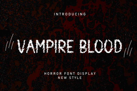 Vampire Blood Font Review