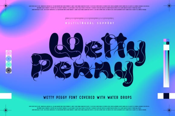Wetty Penny Display Font for Web Design