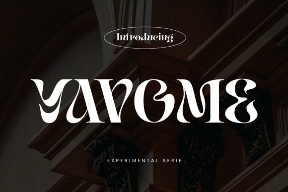 Yavome: A Quirky Display Font for Digital Creativity